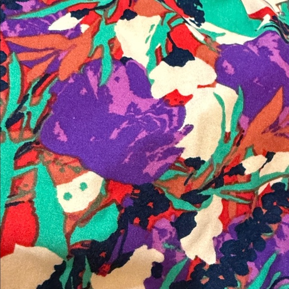 LuLaRoe Floral Leggings TC - Picture 2 of 5